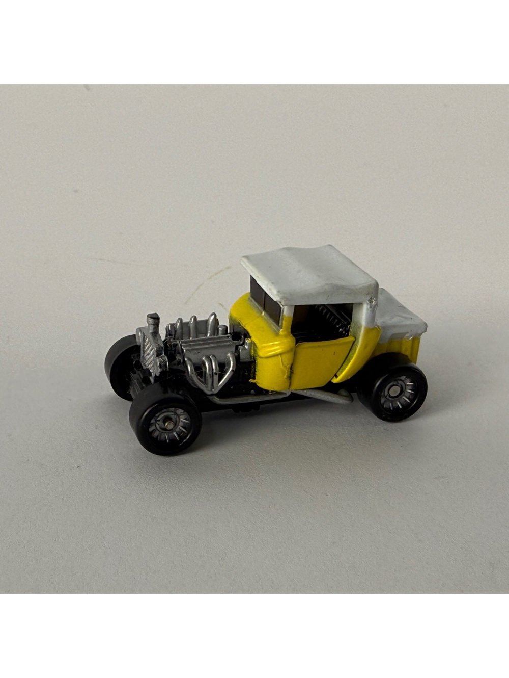 Galoob Micro Machines Deluxe Yellow Ford T-Bucket Roadster